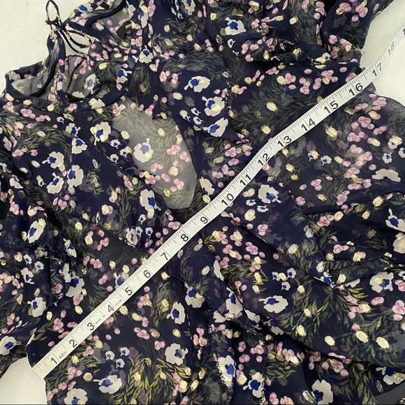 ISABEL MARANT silk Ruffled Floral Blouse - Picture 10 of 15